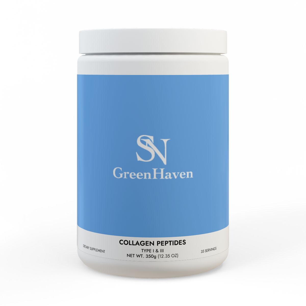 Collagen Peptides Type I & III Supplement (350g, 12.3oz)