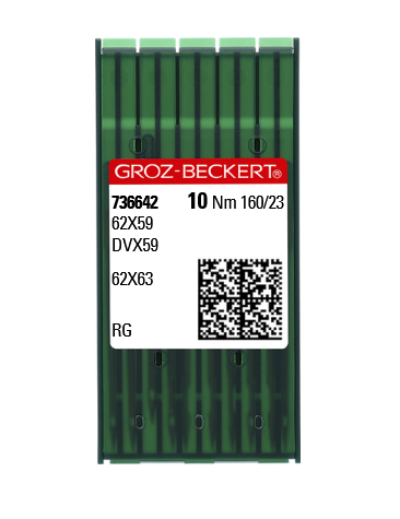 Agujas 62X59/114SC/DVX59 #160 para acolchado