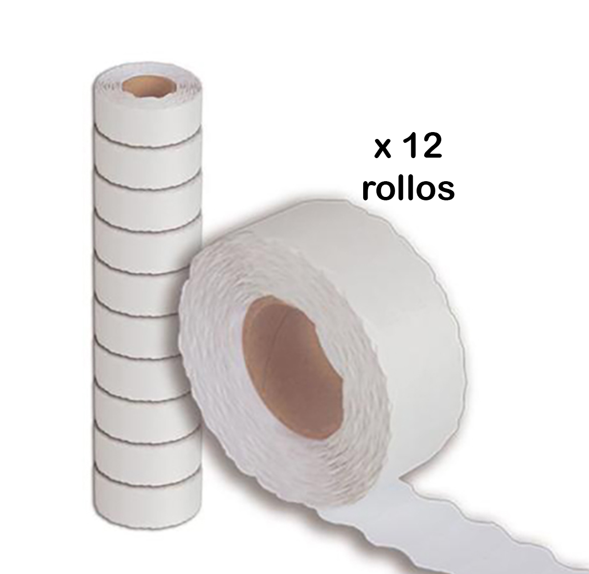 Rollo Tiqueteadora Open O Blitz Paquete 12 Rollos 1300cu