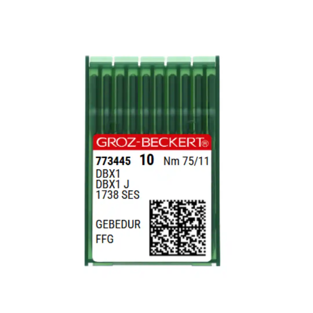 Agujas Cubo Delgado DBX1 - 1738 Gebedur para máquina plana industrial