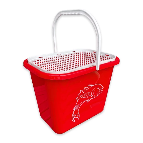 Çiftsan Plastik Süzgeçli Balıkçı Kovası 19 lt 3 RENK