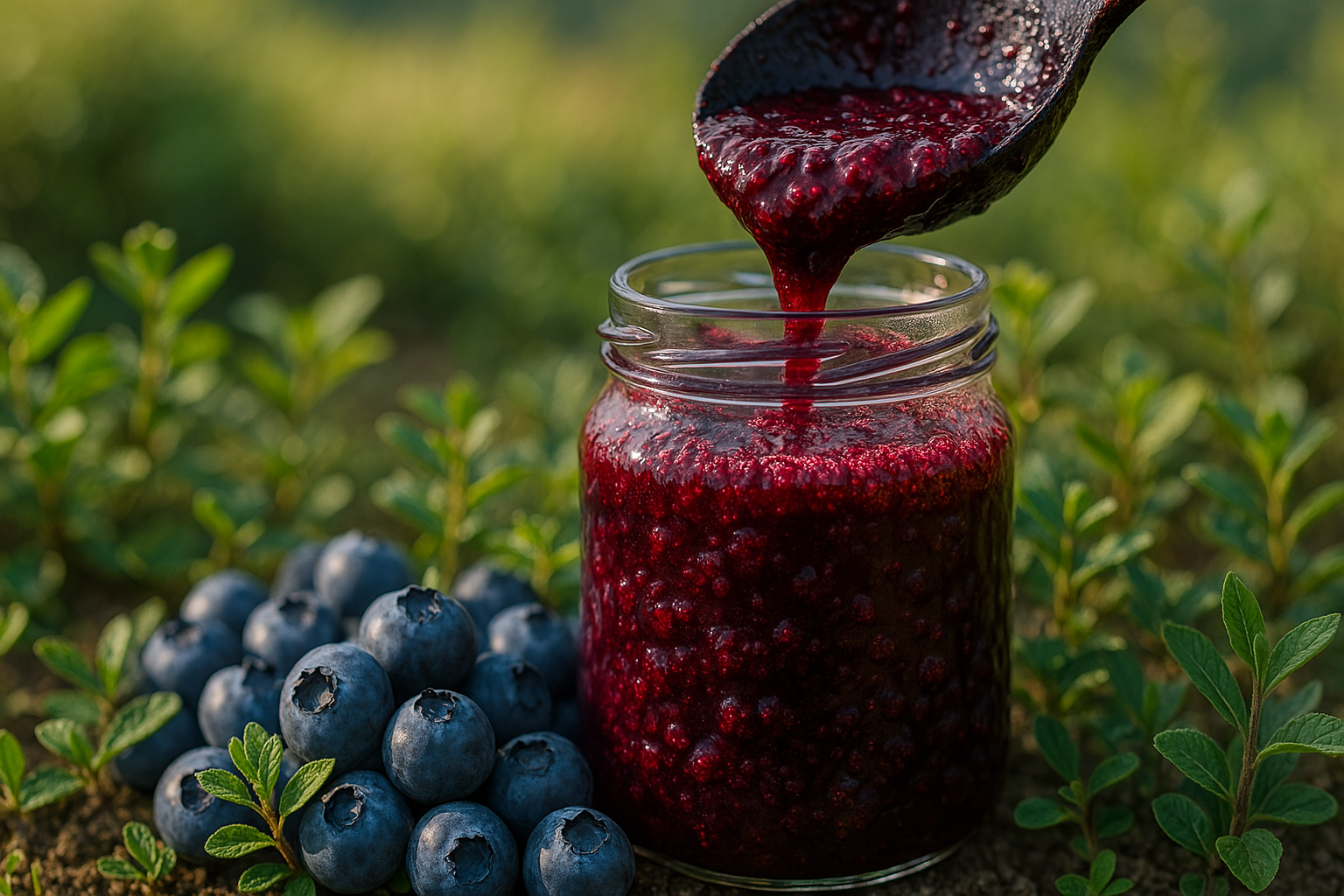 Composta di Mirtilli Artigianale senza zucchero