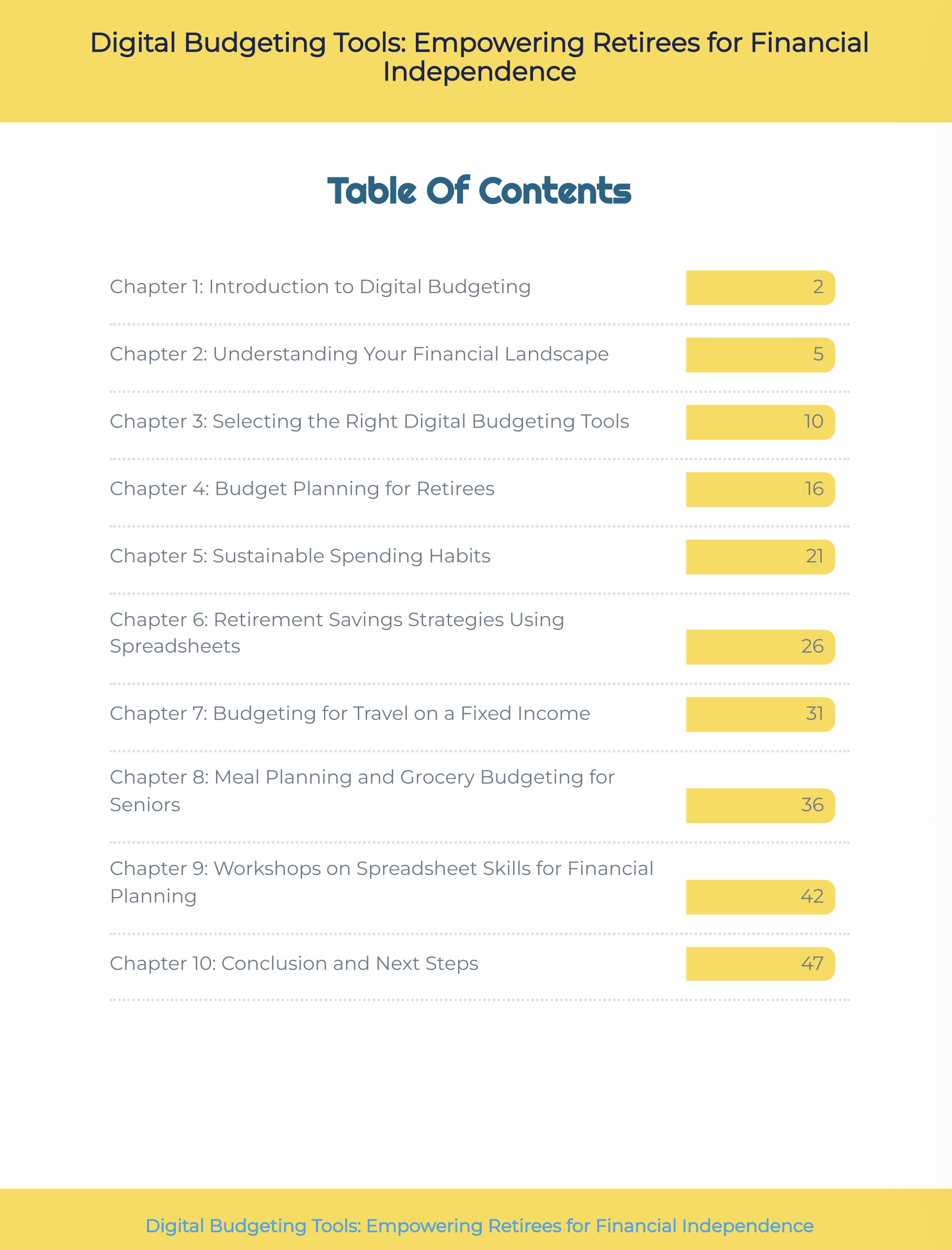 Digital Budgeting Tools: Empowering Retirees