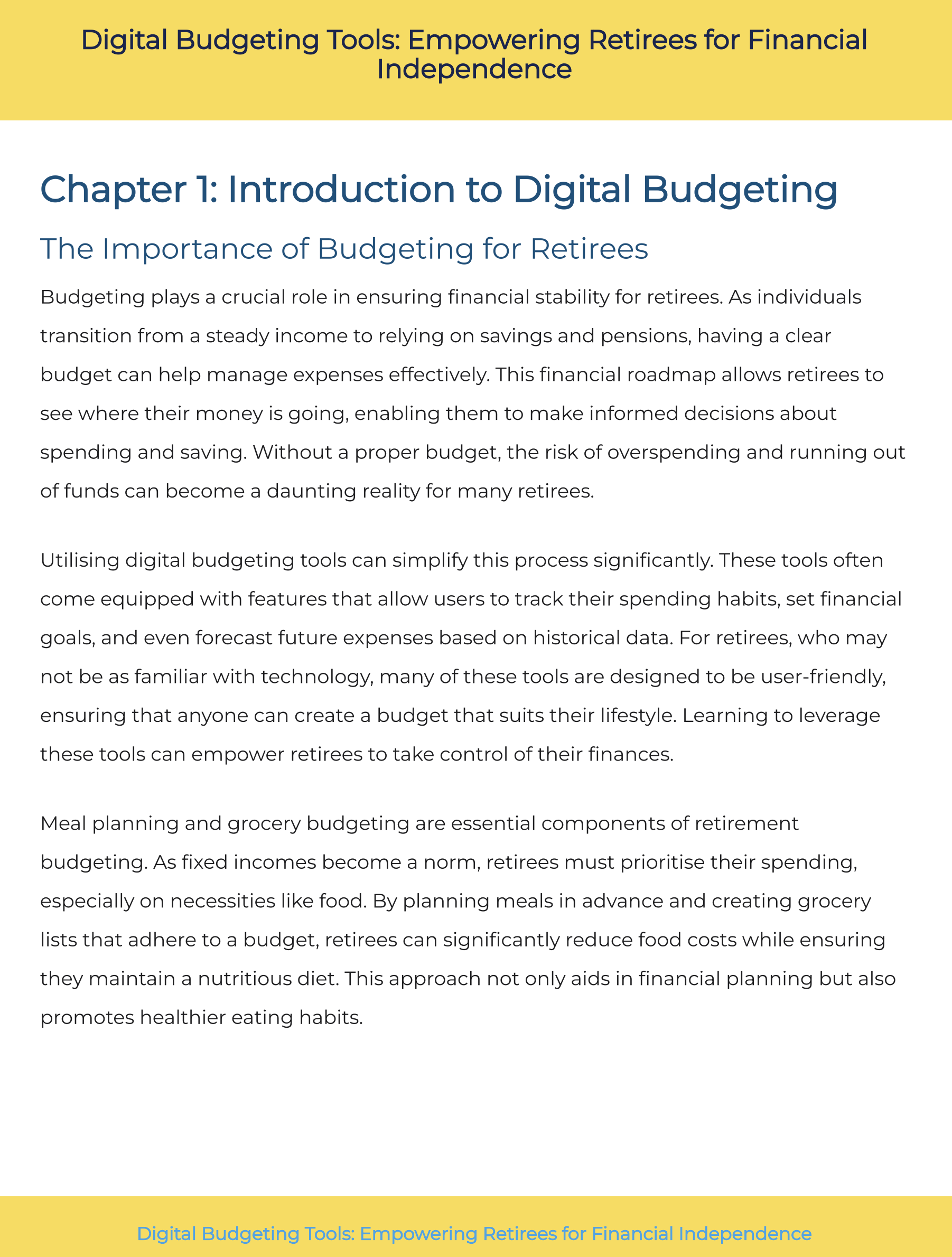 Digital Budgeting Tools: Empowering Retirees