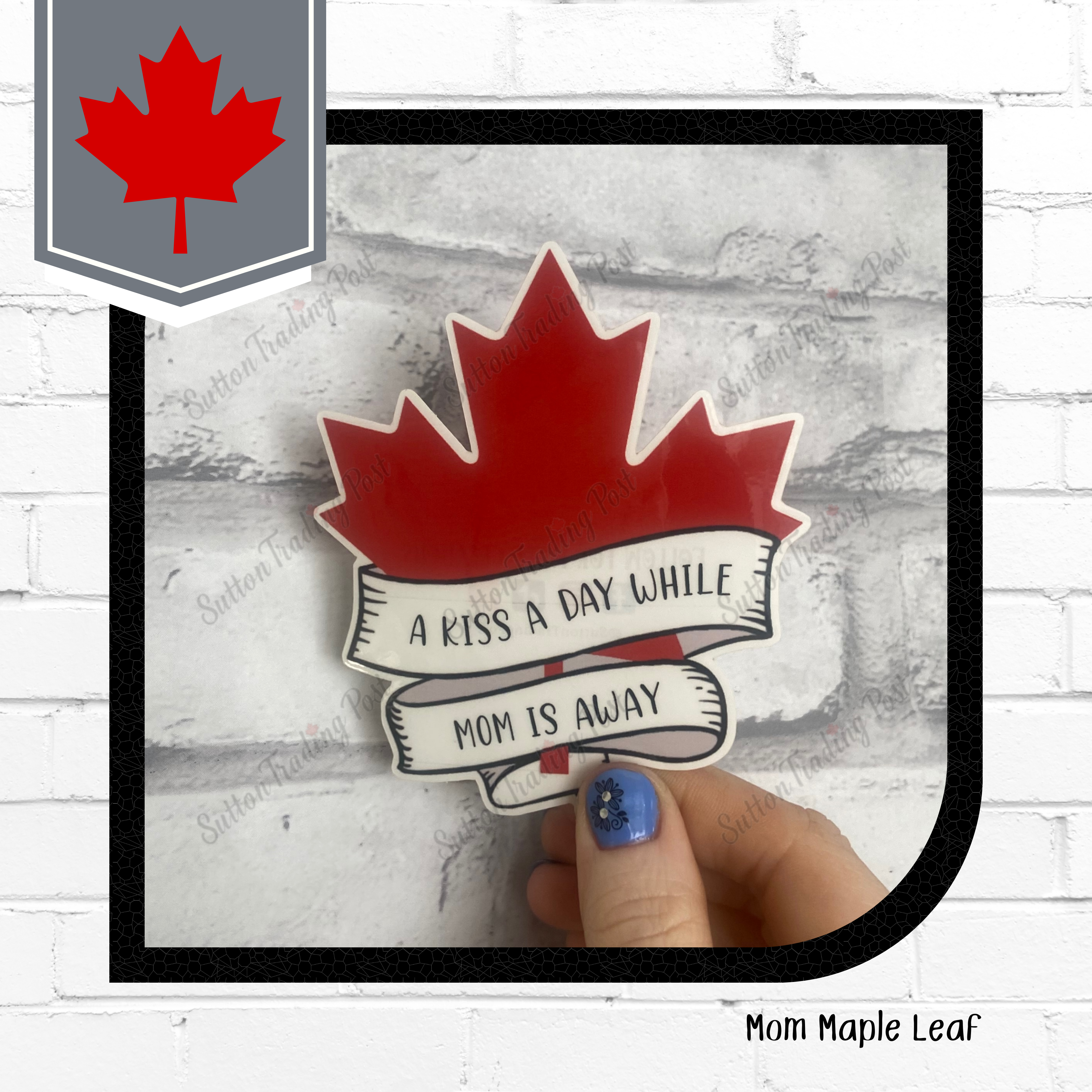 Kiss a Day Candy Jar Sticker