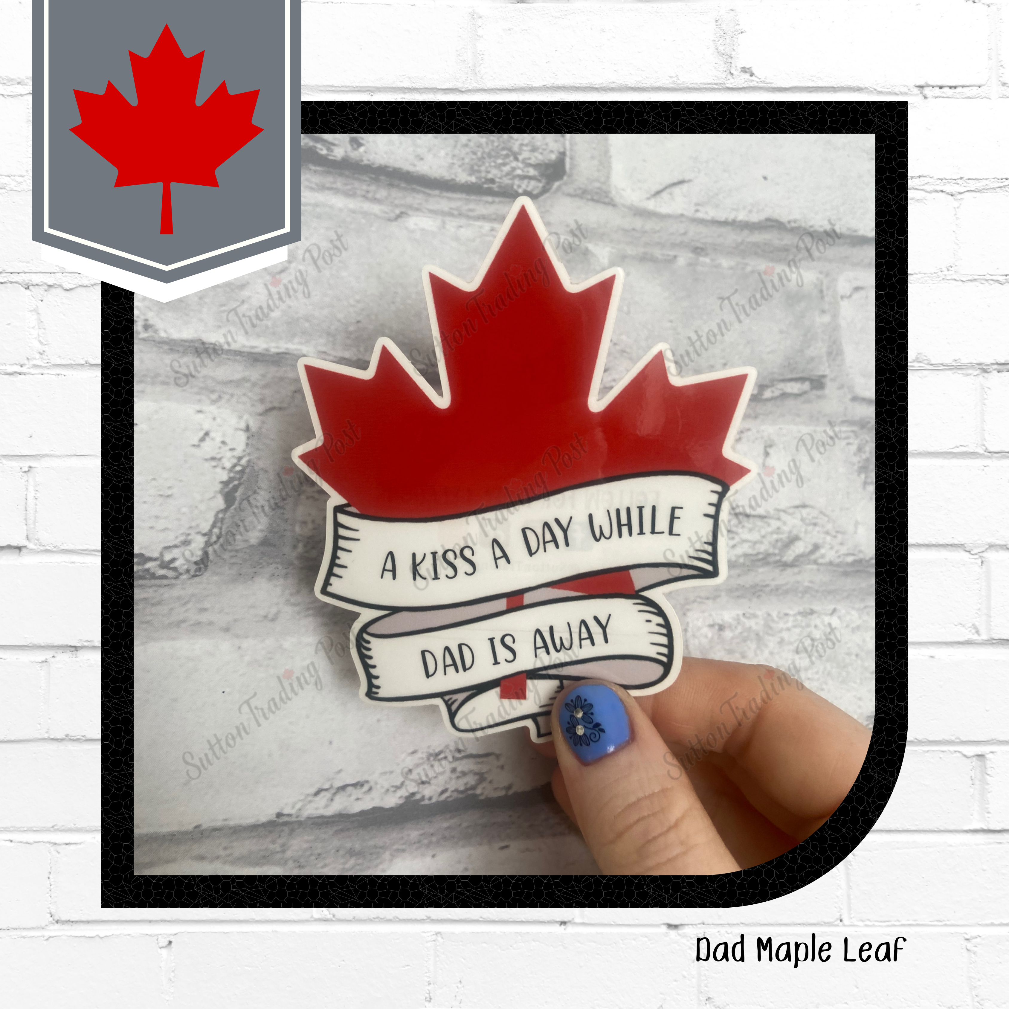 Kiss a Day Candy Jar Sticker