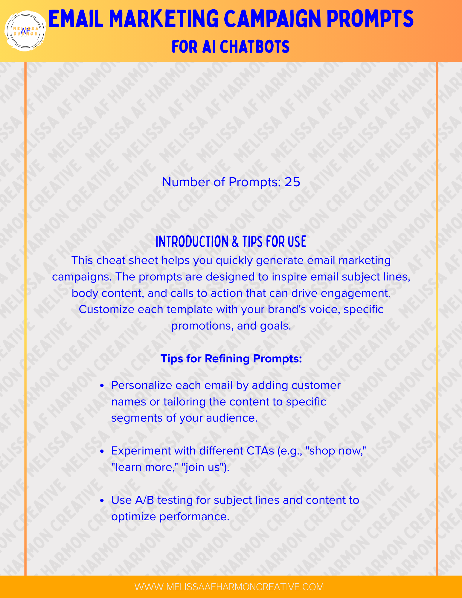 Email Marketing Campaign Prompts