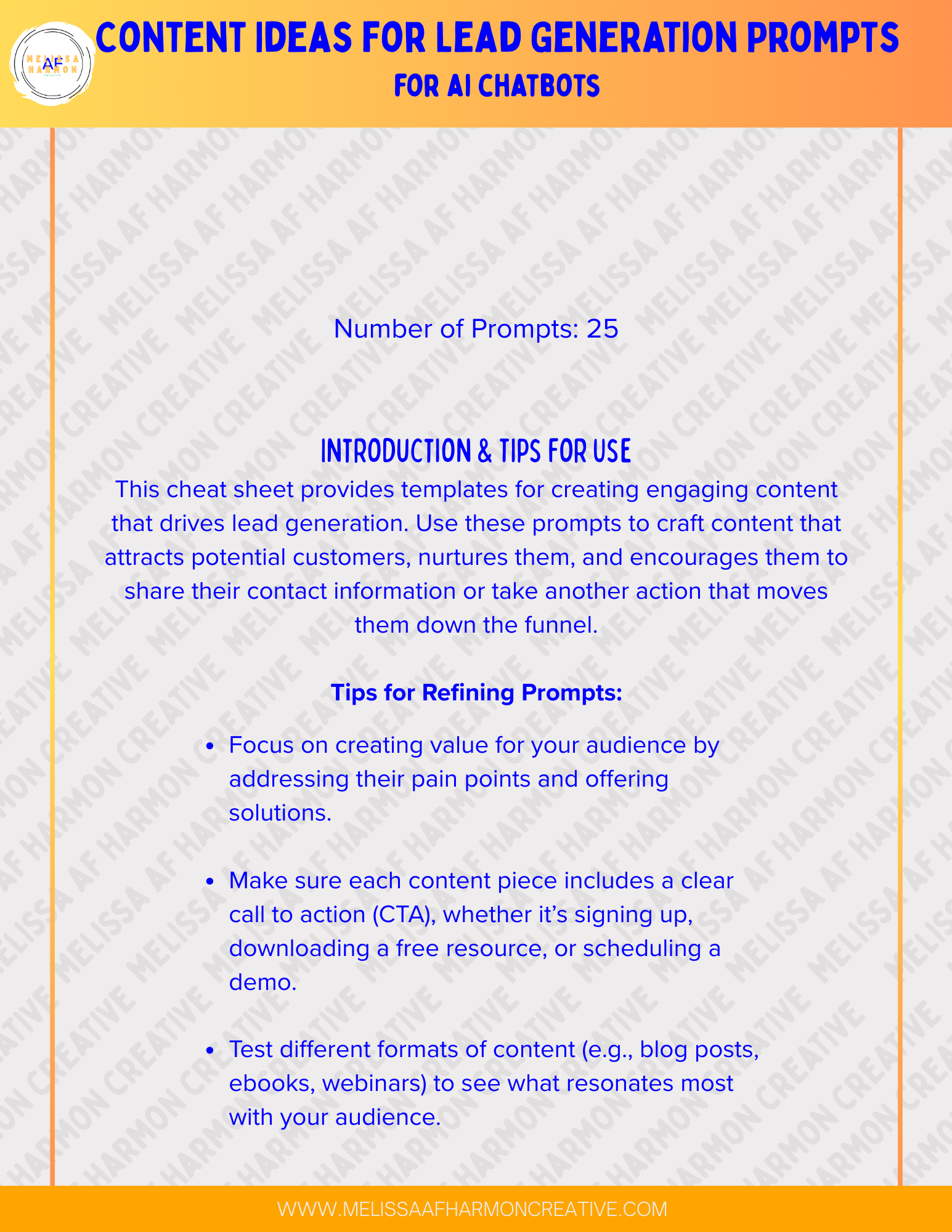 Content Ideas for Lead Generation Prompts