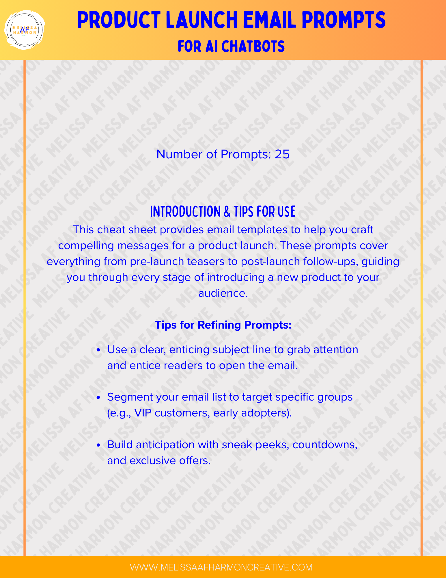 Product Launch Email Prompts
