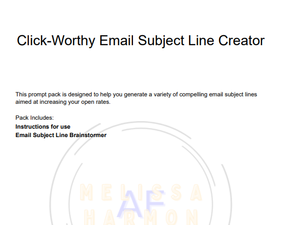 Click-Worthy Email Subject Line Creator