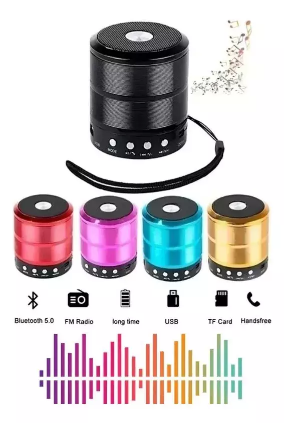 Caixa De Som Bluetooth 887