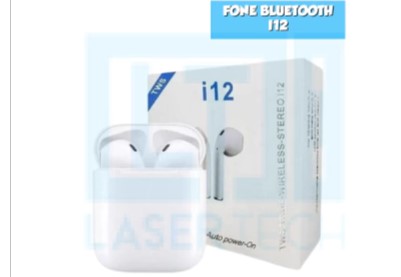 Fone De Bluetooth I12 BRANCO