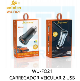 FONTE VEICULAR 2 USB WU-F021