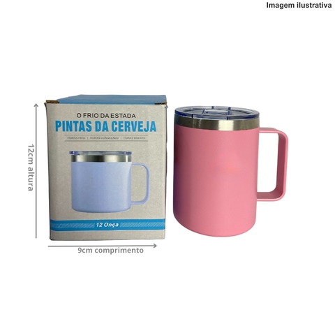 CANECA TÉRMICA PEQUENA ST LOGO 350 ML BZ-7
