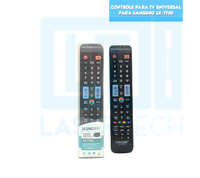 CONTROLE PARA TV UNIVERSAL PARA SAMSUNG LE-7708