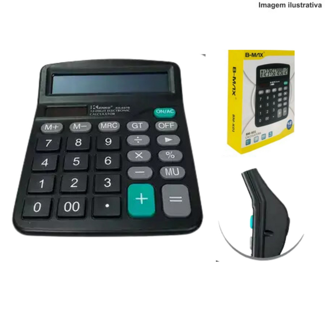 CALCULADORA 12 DIGITOS BM-K01