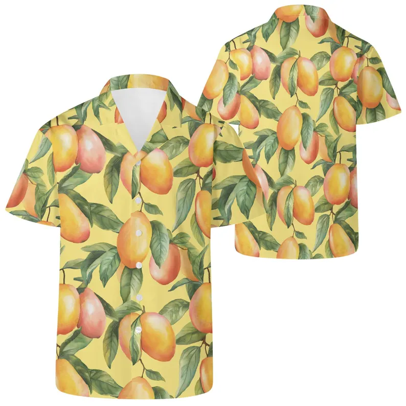 Men’s Mango Print Hawaiian Shirt
