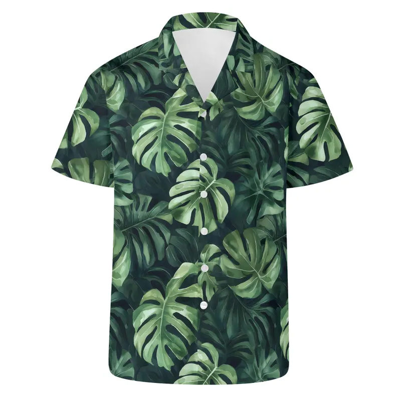 Monstera Men’s Hawaiian Shirt
