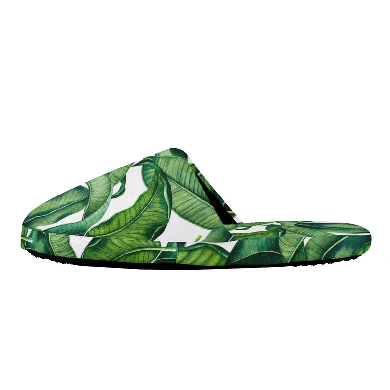 Tropical Leaves Slippers