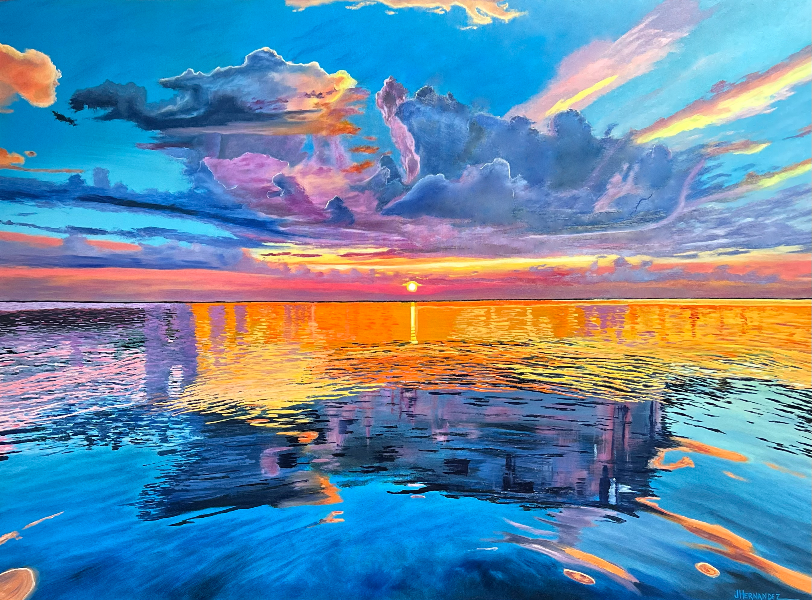 Zeus Ocean Skies Over Spectacular Sea Reflections 