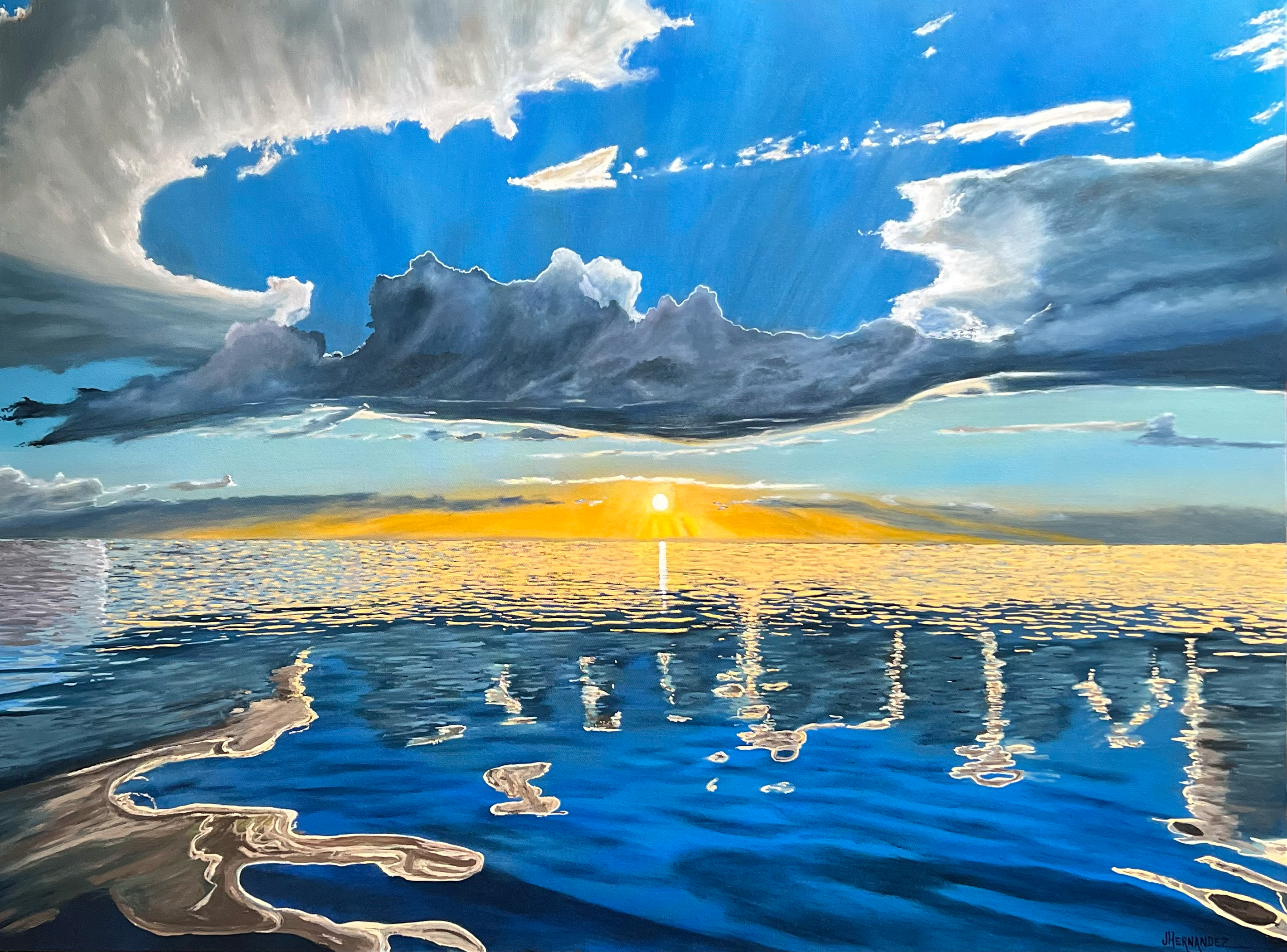 Triumphant Golden Skies 