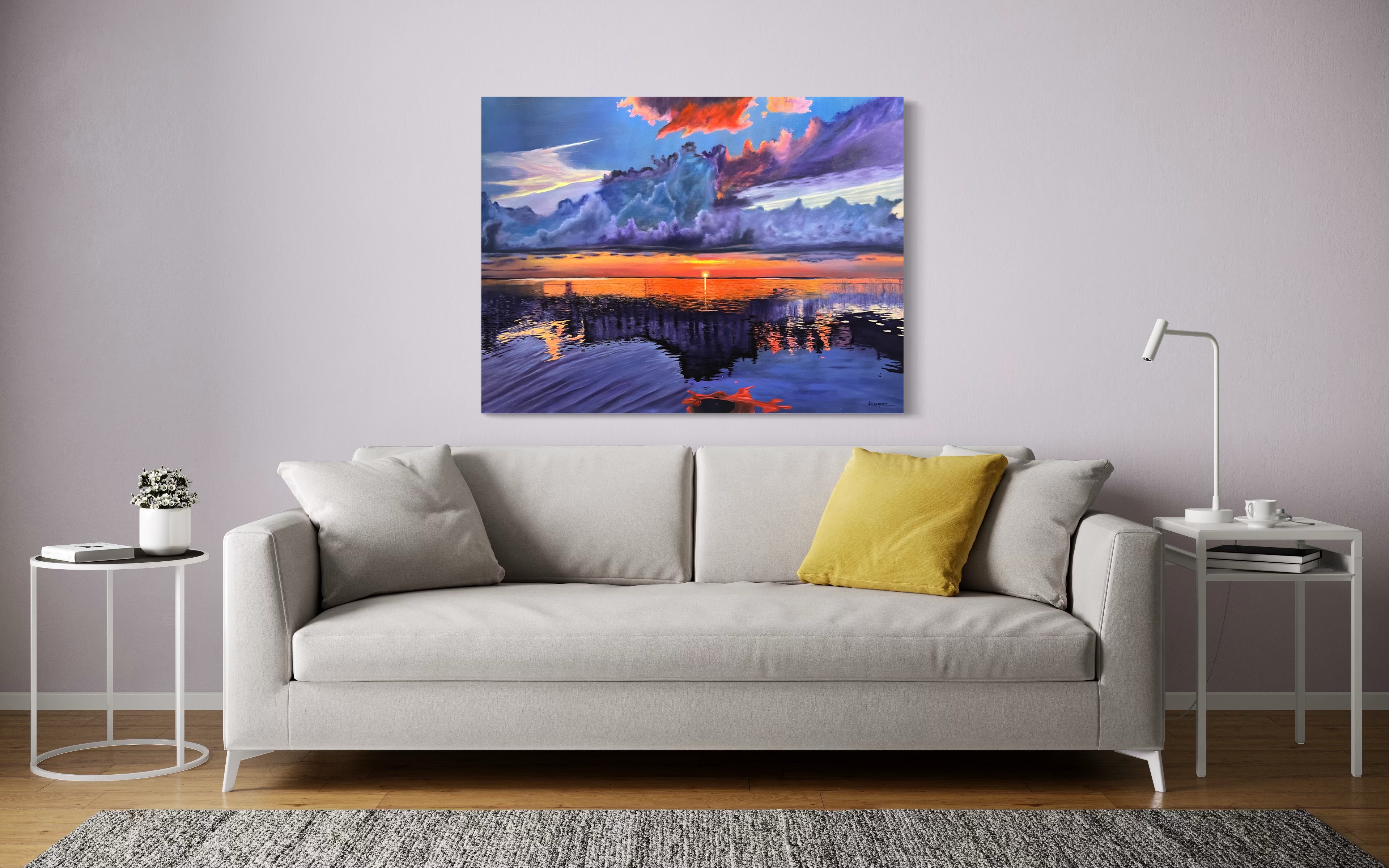Monumental Skies Over Ocean Reflections