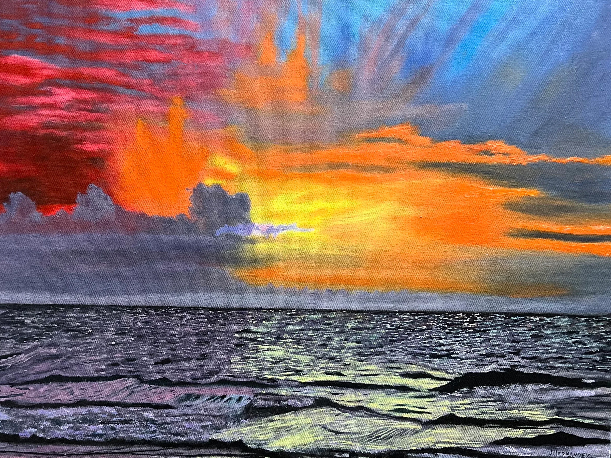 Skies Break Over Darkened Seas