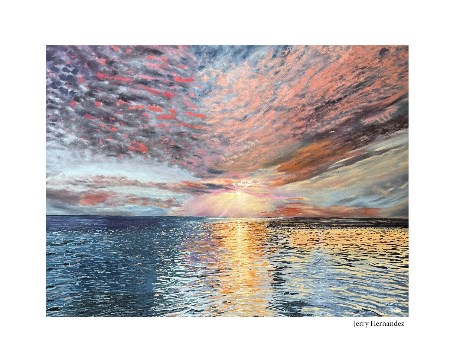 Majestic Skies Over Mesmerizing Seas Print