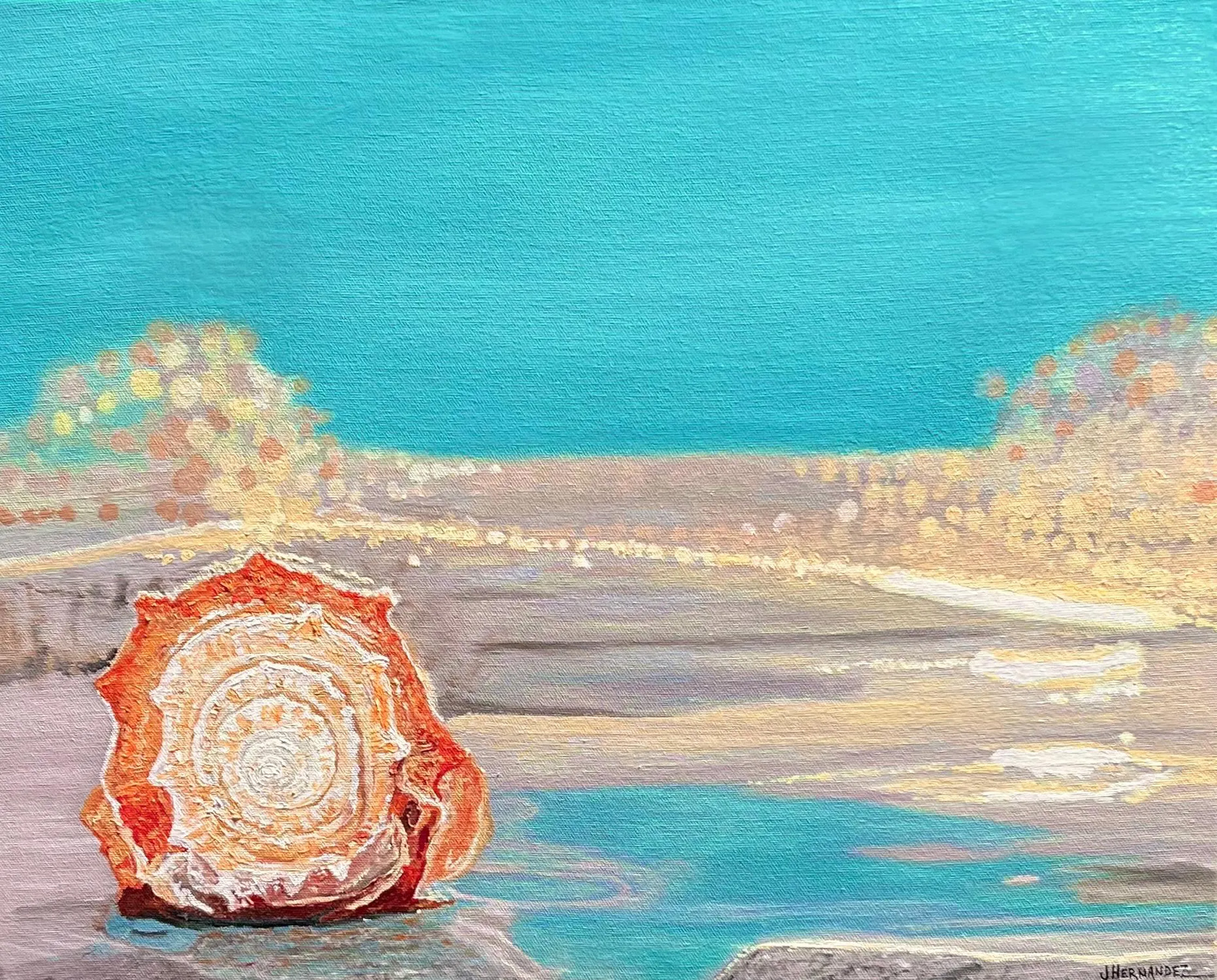Seashell Turquoise Shore 