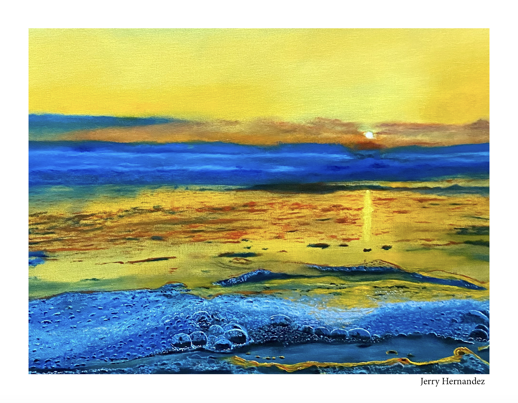 Ocean Beach California Sunset Print