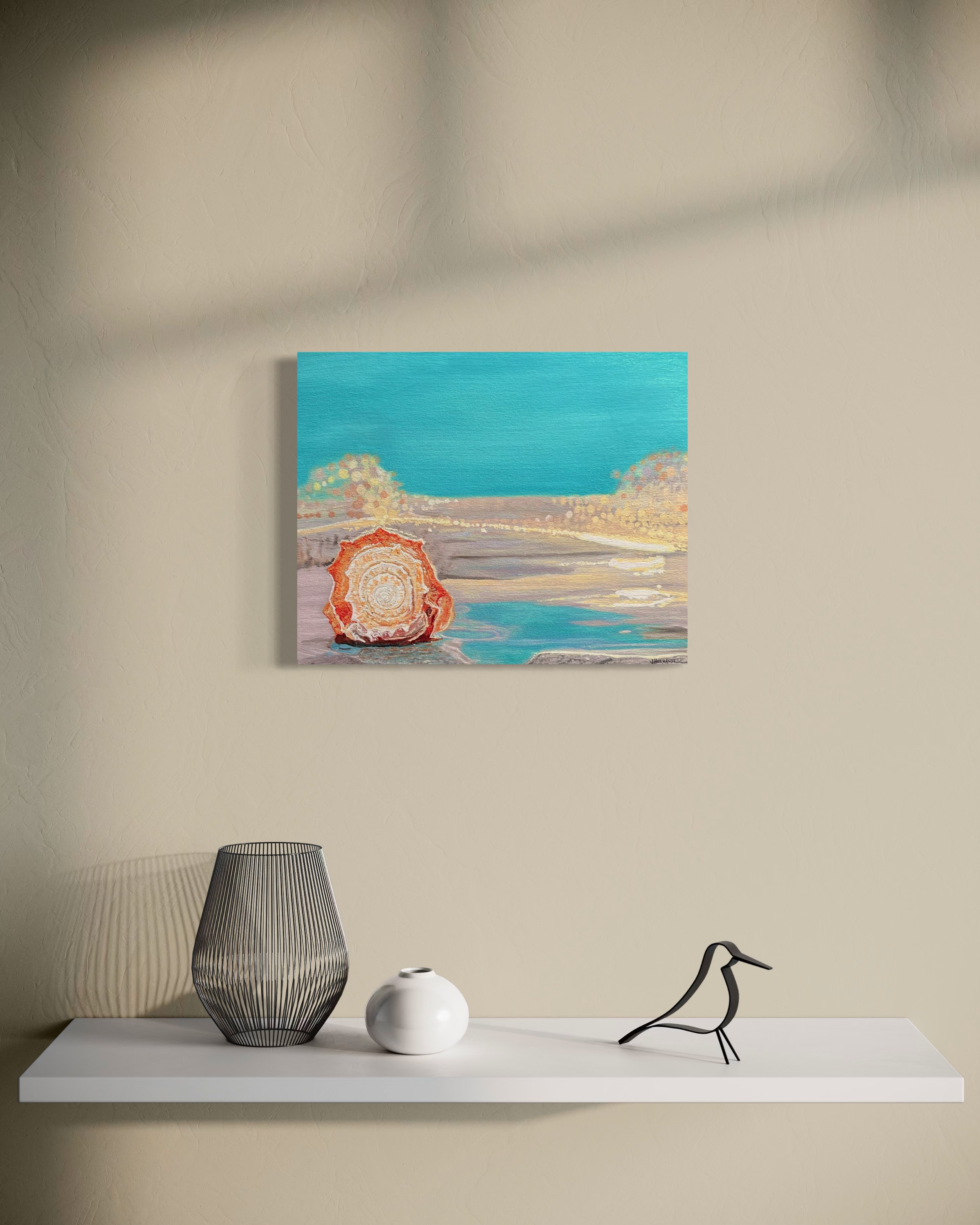 Seashell Turquoise Shore 