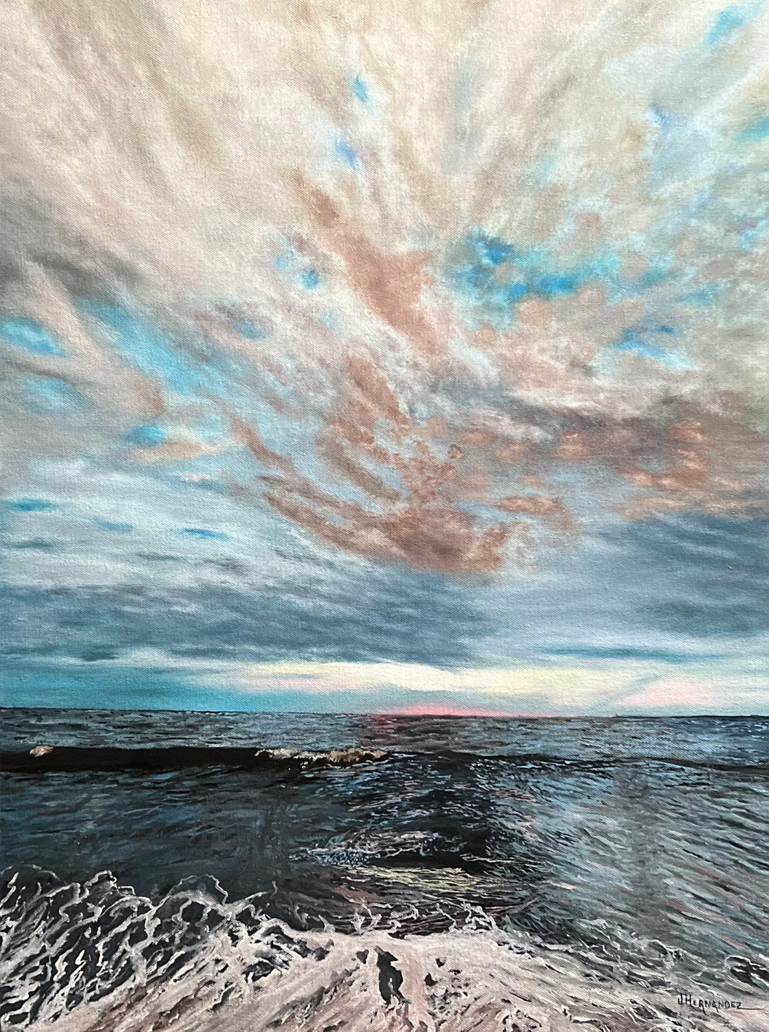 Sea Foam Ocean Skies