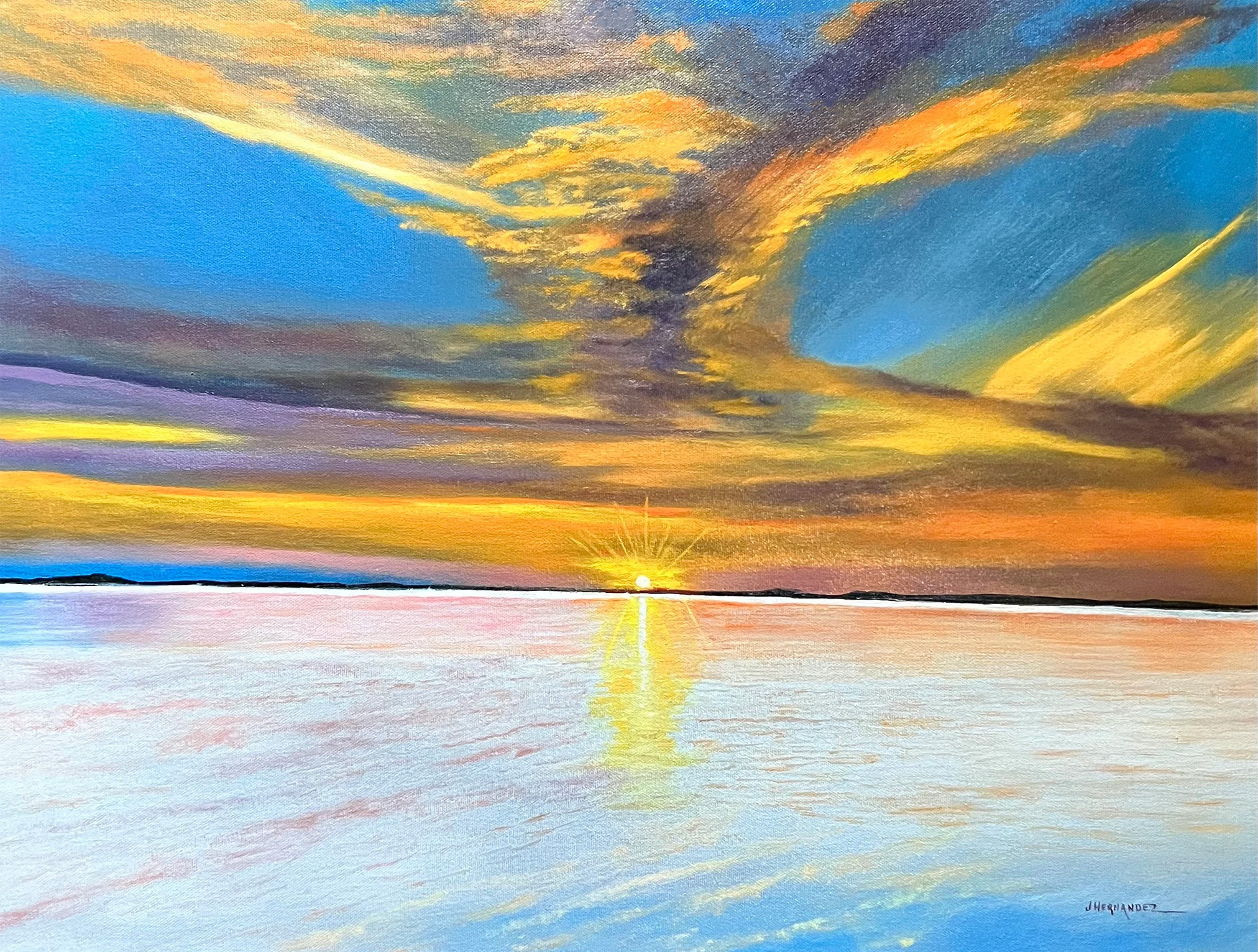 Sunrise Over Glassy Shores