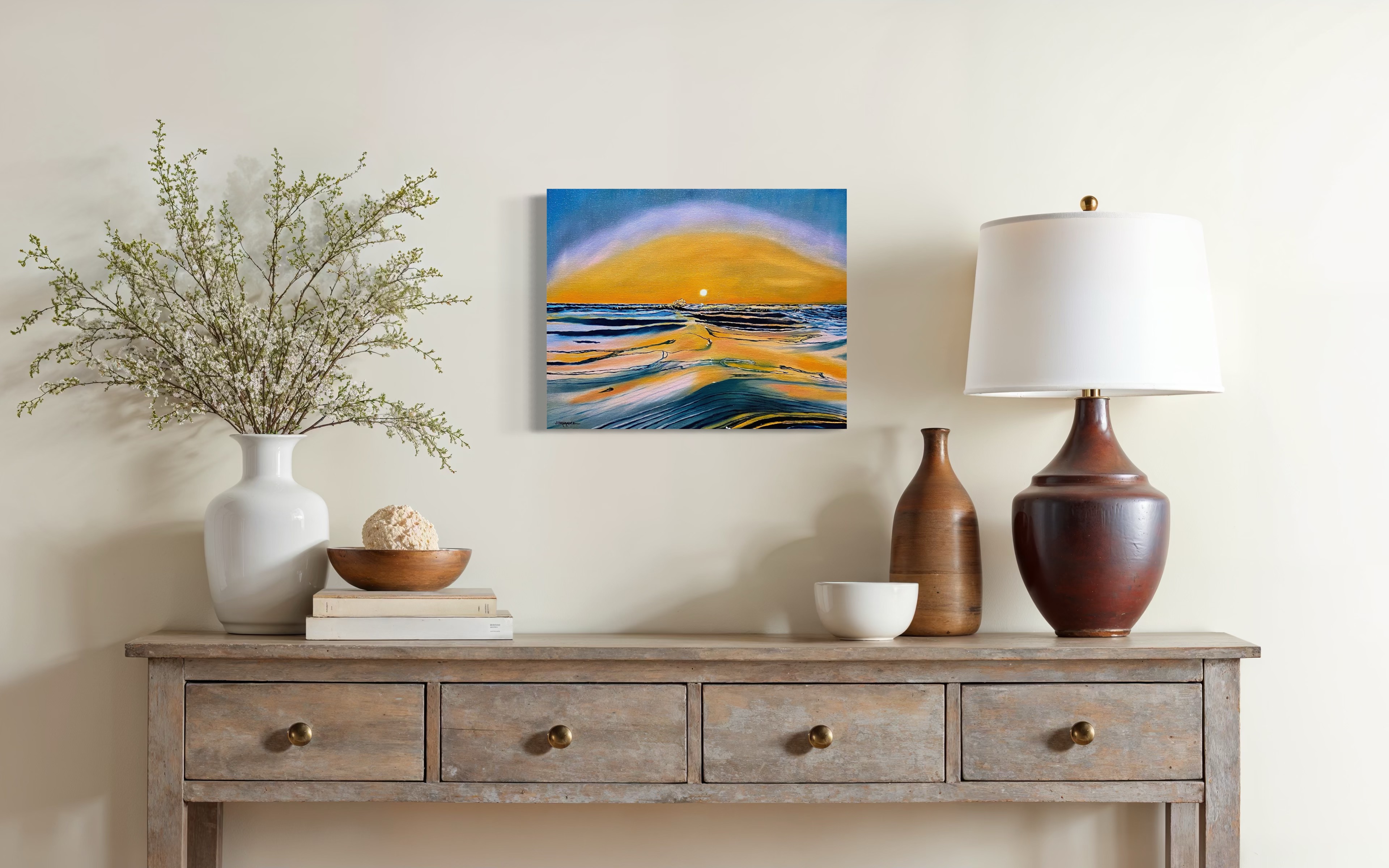 Sun-Washed Tides Ocean