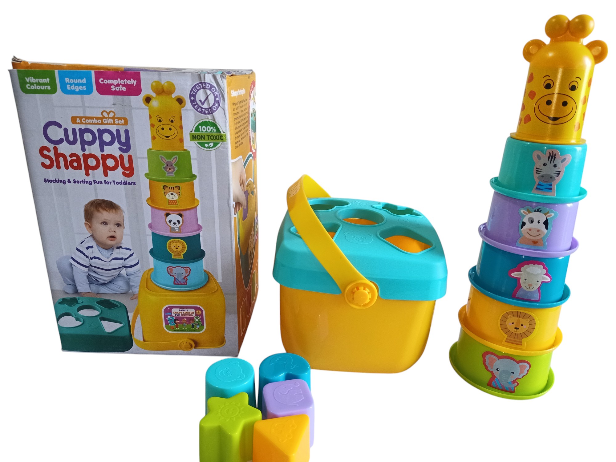 Cuppy Shappy Stacking & Sorting Toy