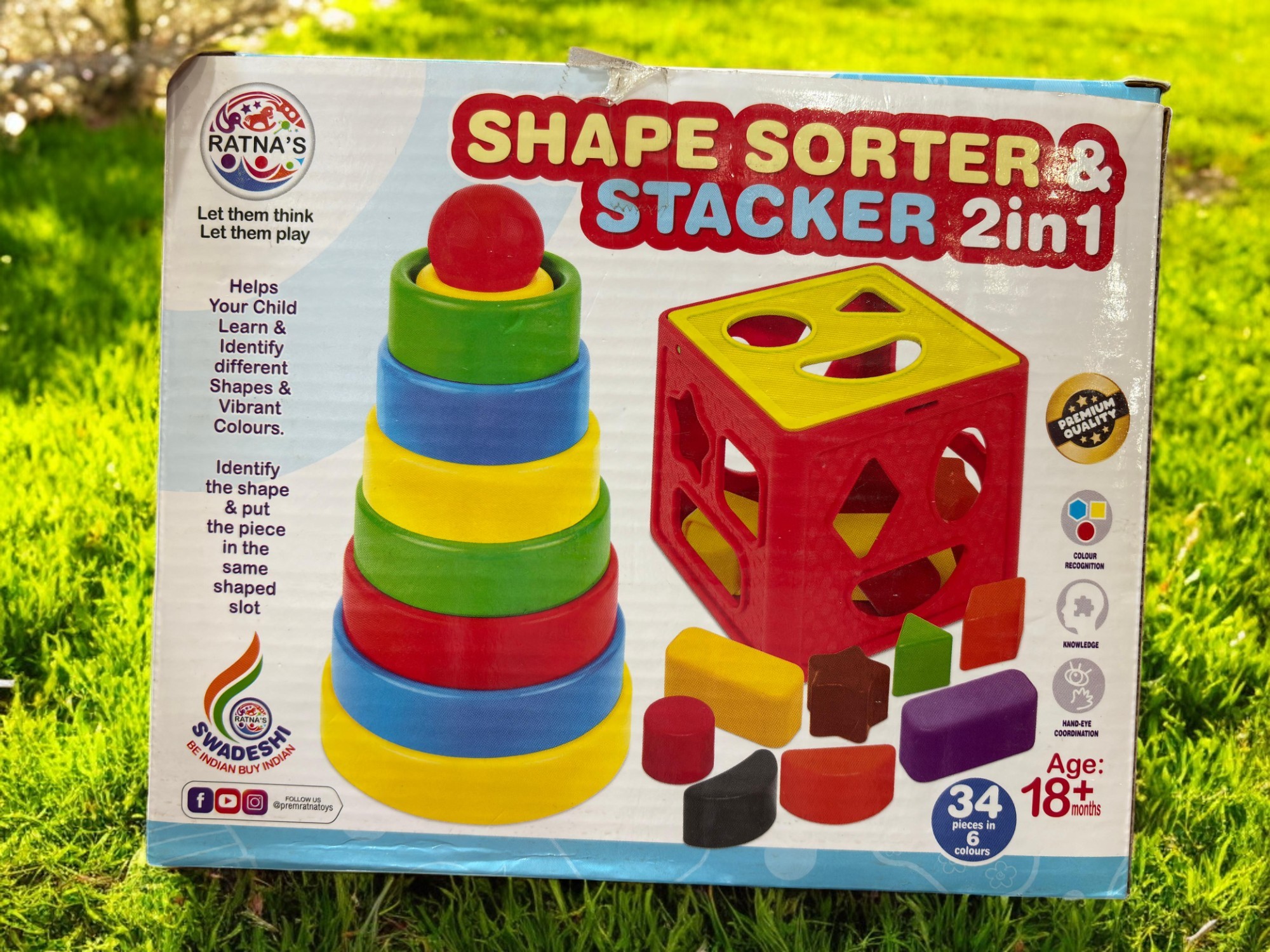 Shape Sorter & Stacker 2in1