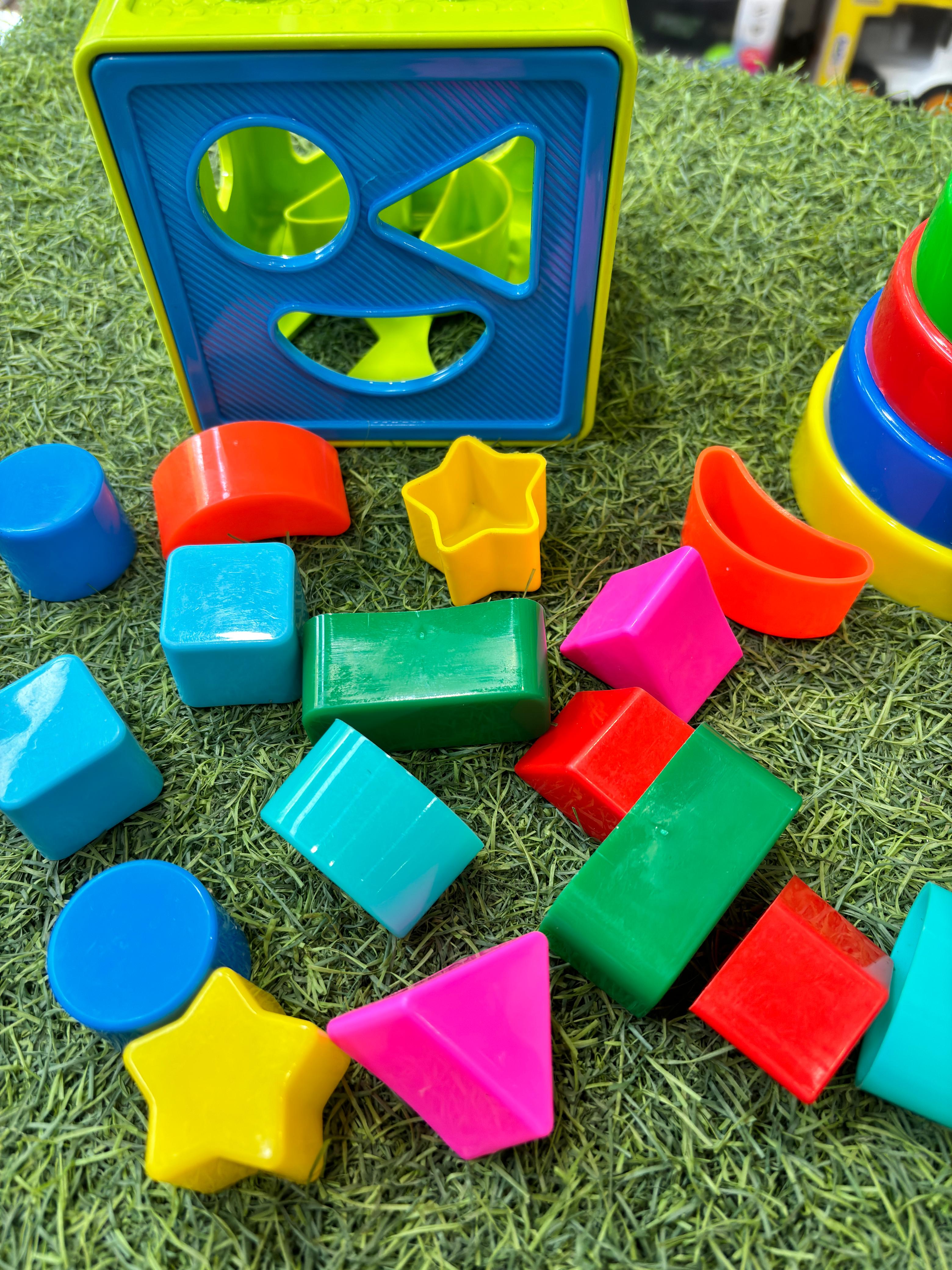 Shape Sorter & Stacker 2in1