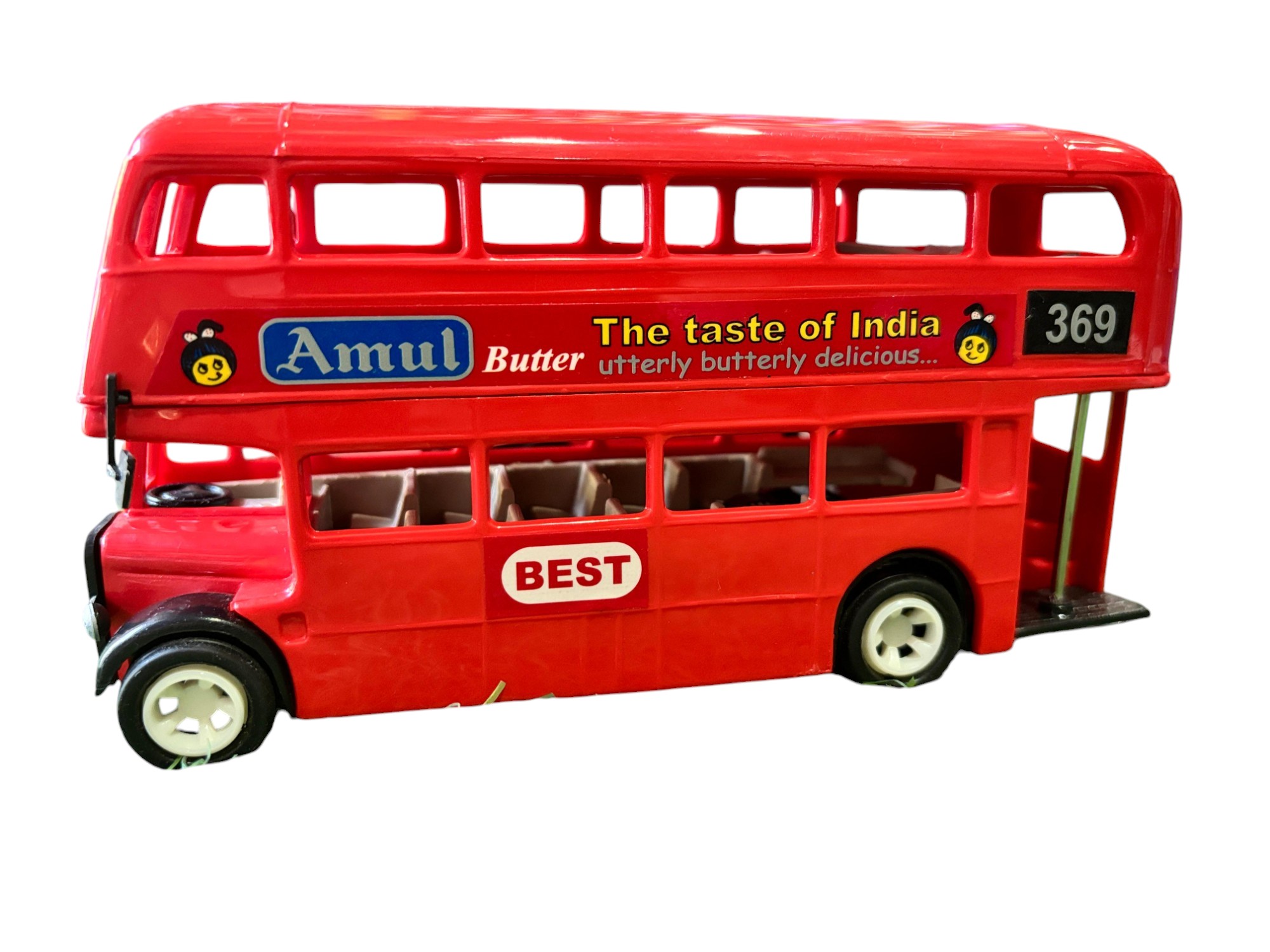 Deluxe Double Decker Bus Toy