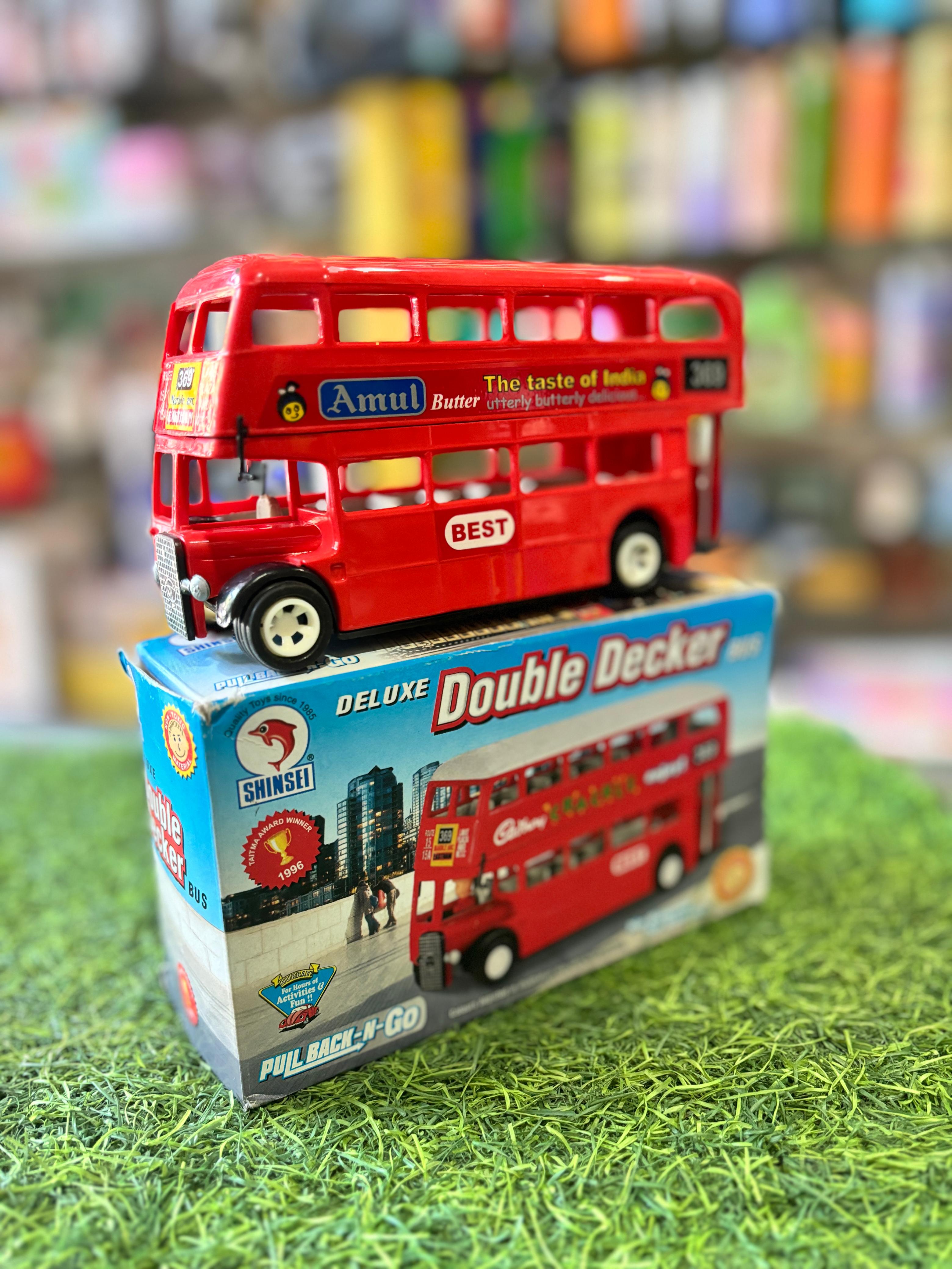 Deluxe Double Decker Bus Toy