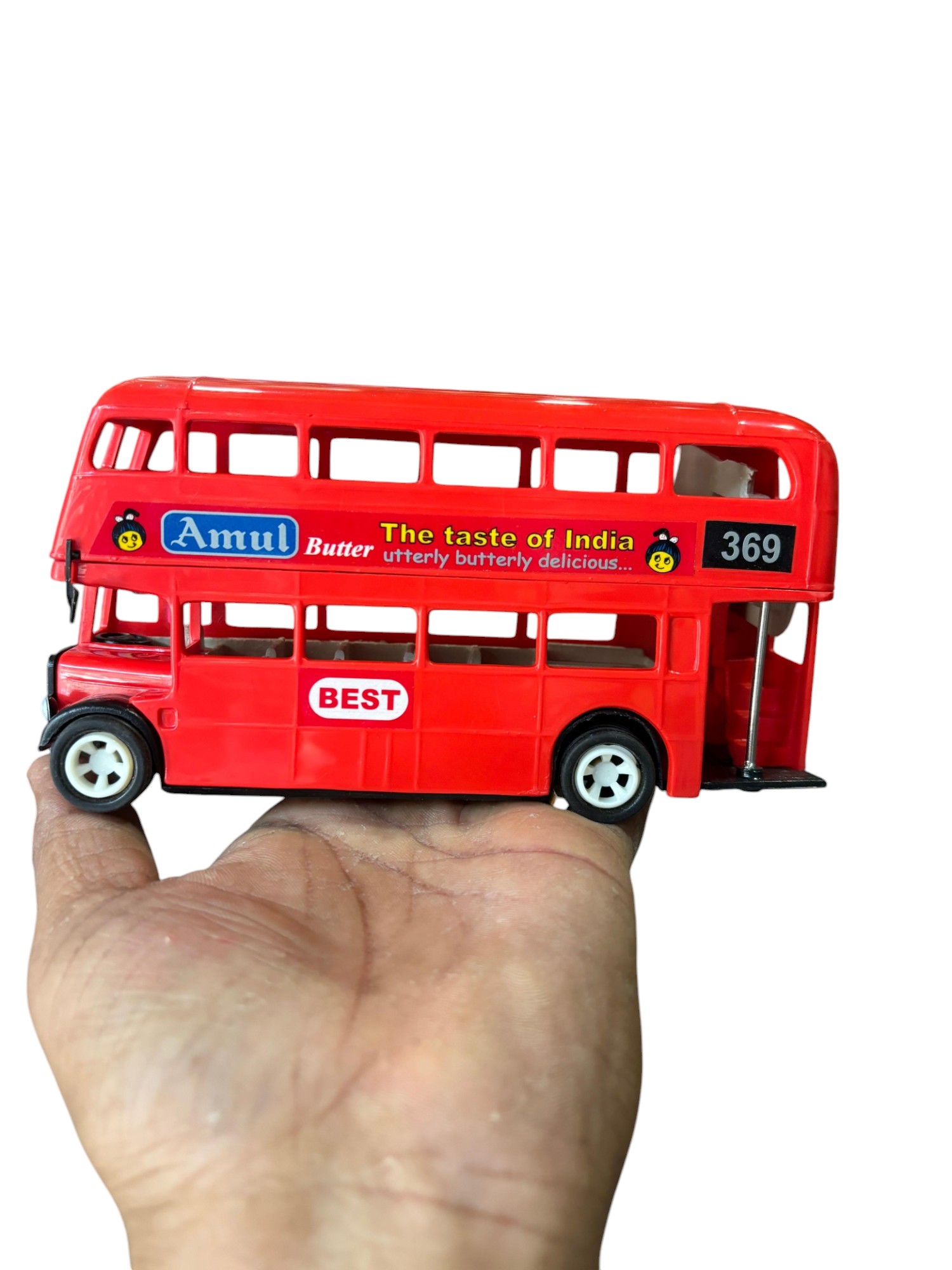 Deluxe Double Decker Bus Toy