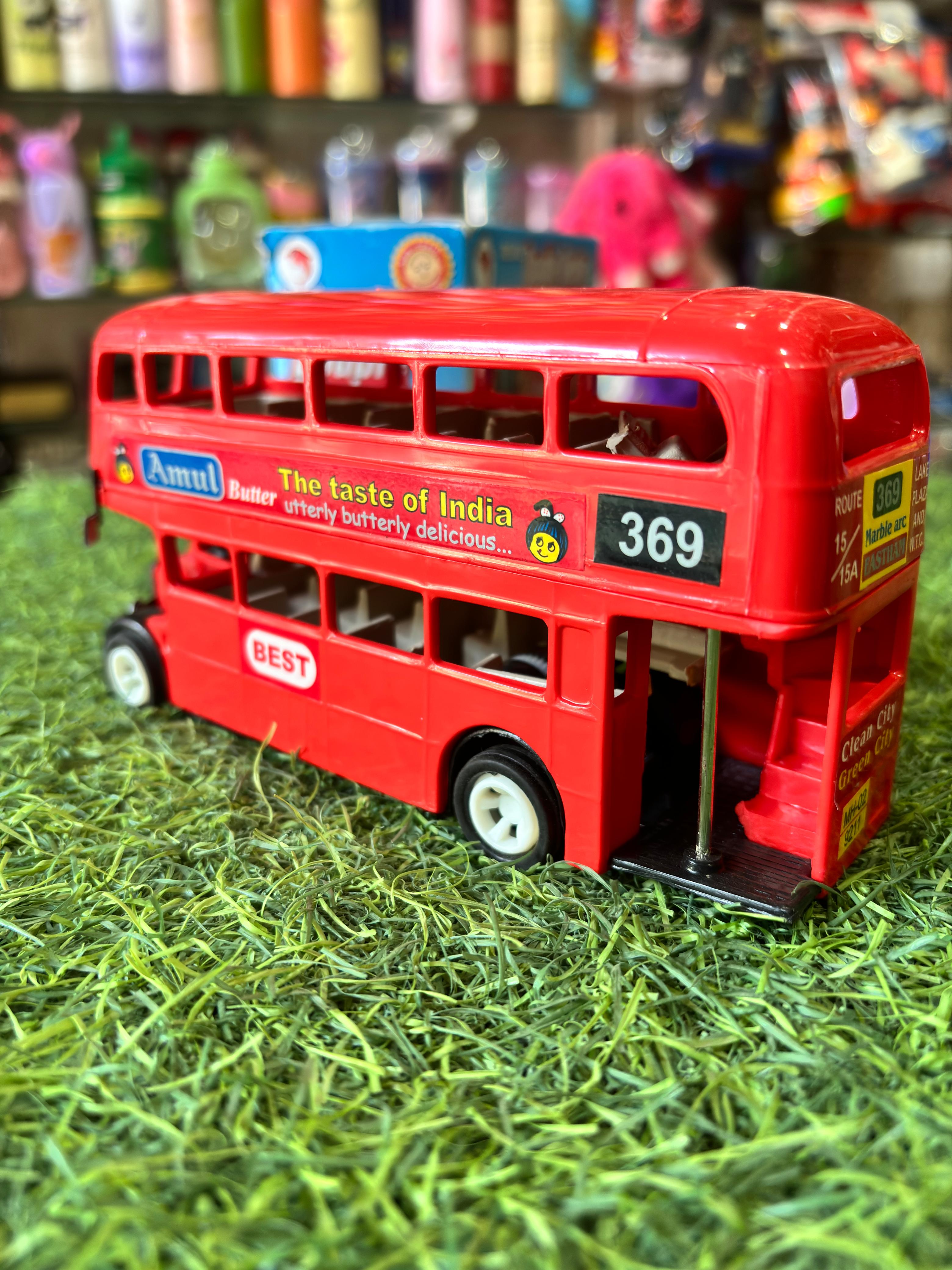 Deluxe Double Decker Bus Toy