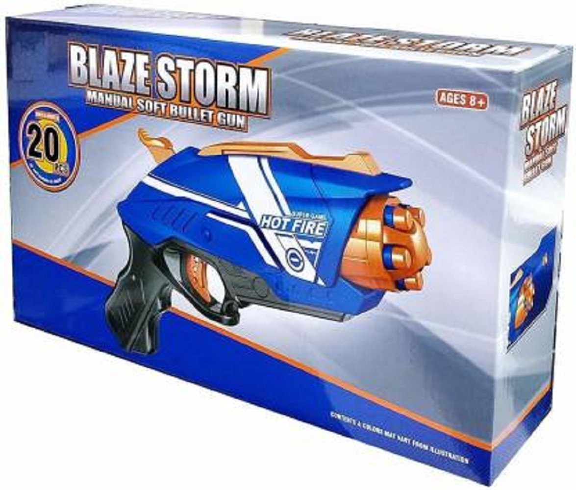 Blaze Storm Manual Soft Bullet Gun