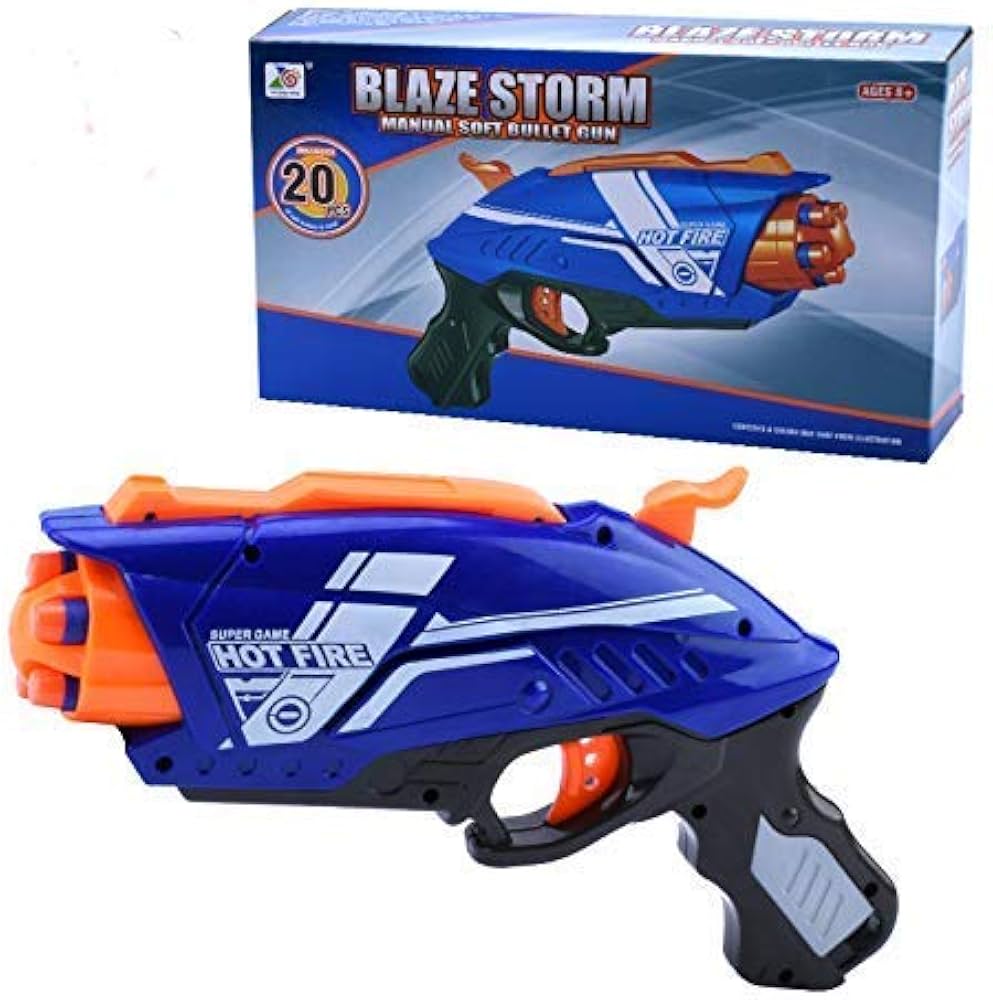Blaze Storm Manual Soft Bullet Gun