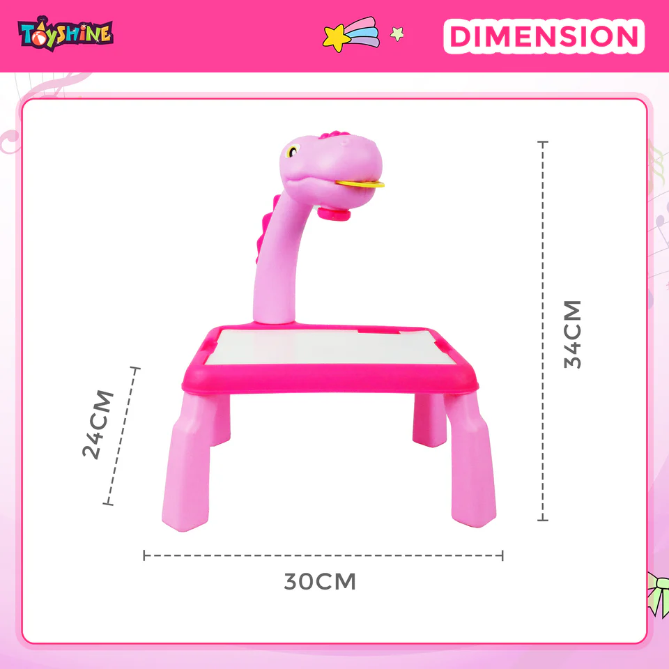 Toyshine Dinosaur Projector Drawing Table