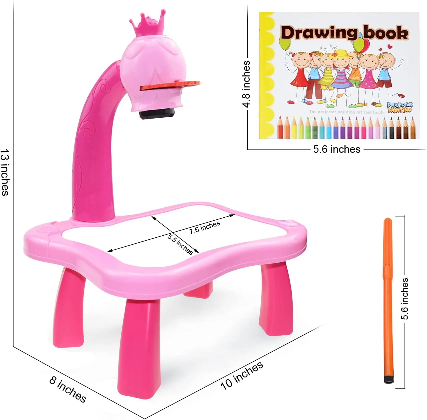 Toyshine Dinosaur Projector Drawing Table