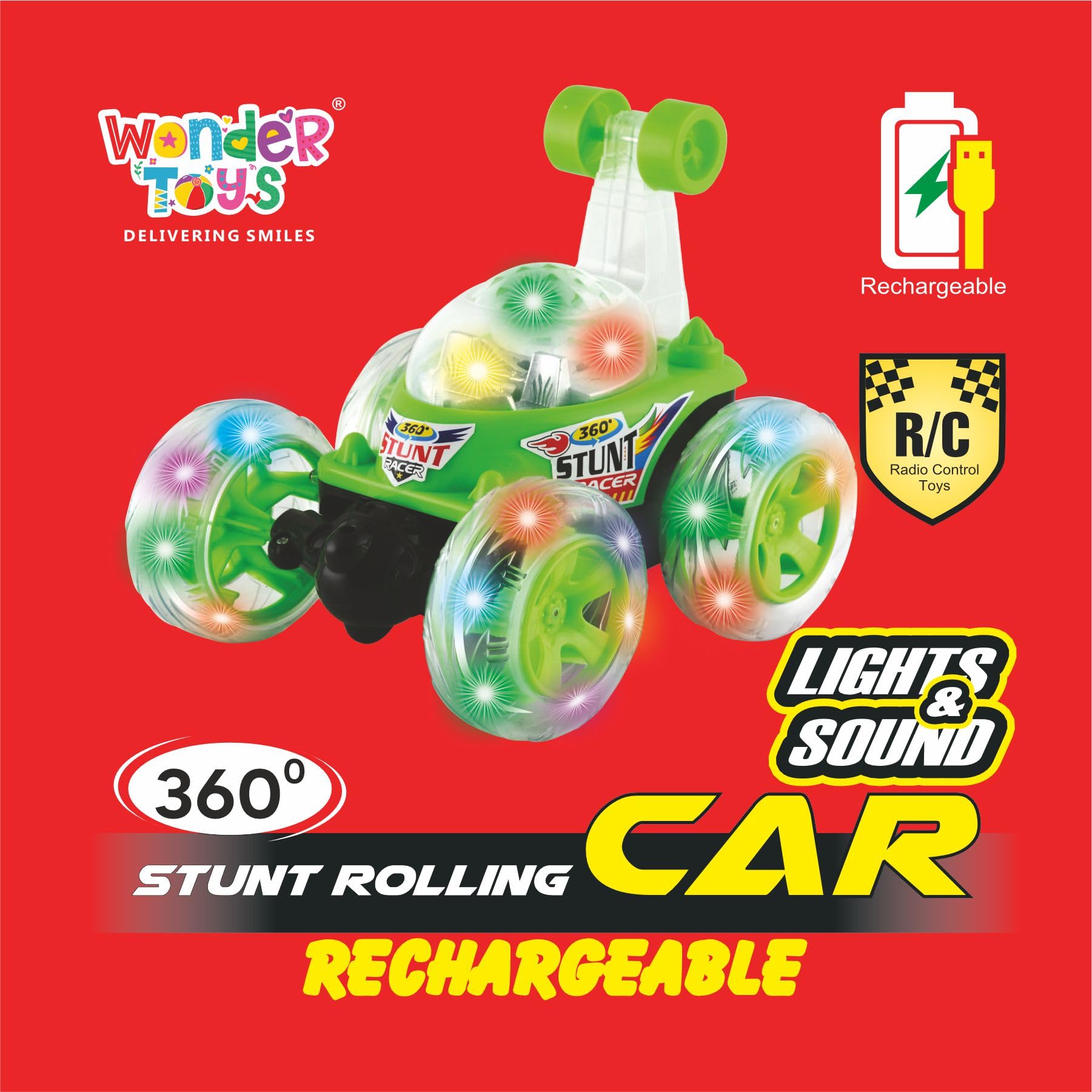 360° Stunt Rolling Car