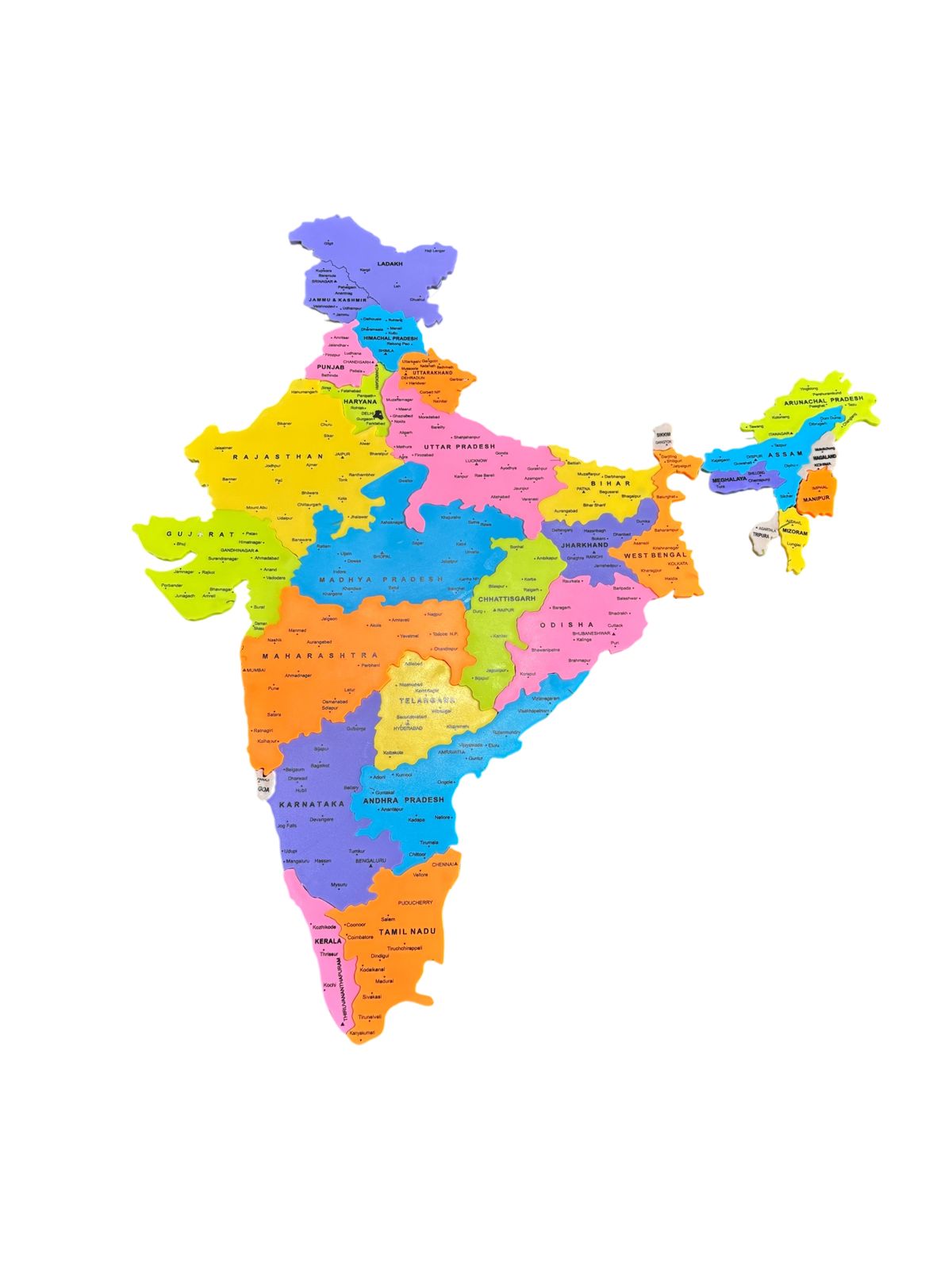 India Map Puzzle and Activity Kit