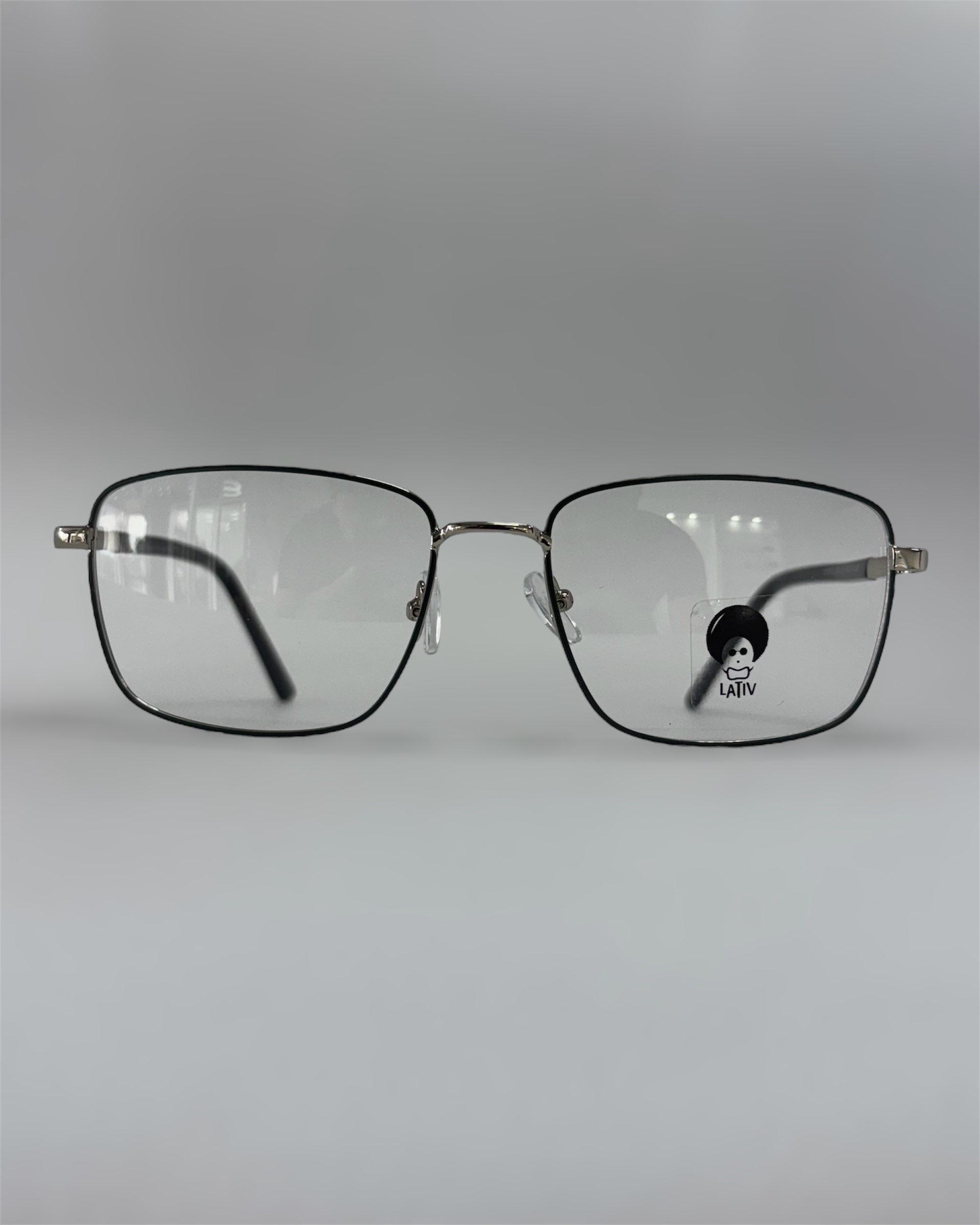 Lentes de armazón metálico