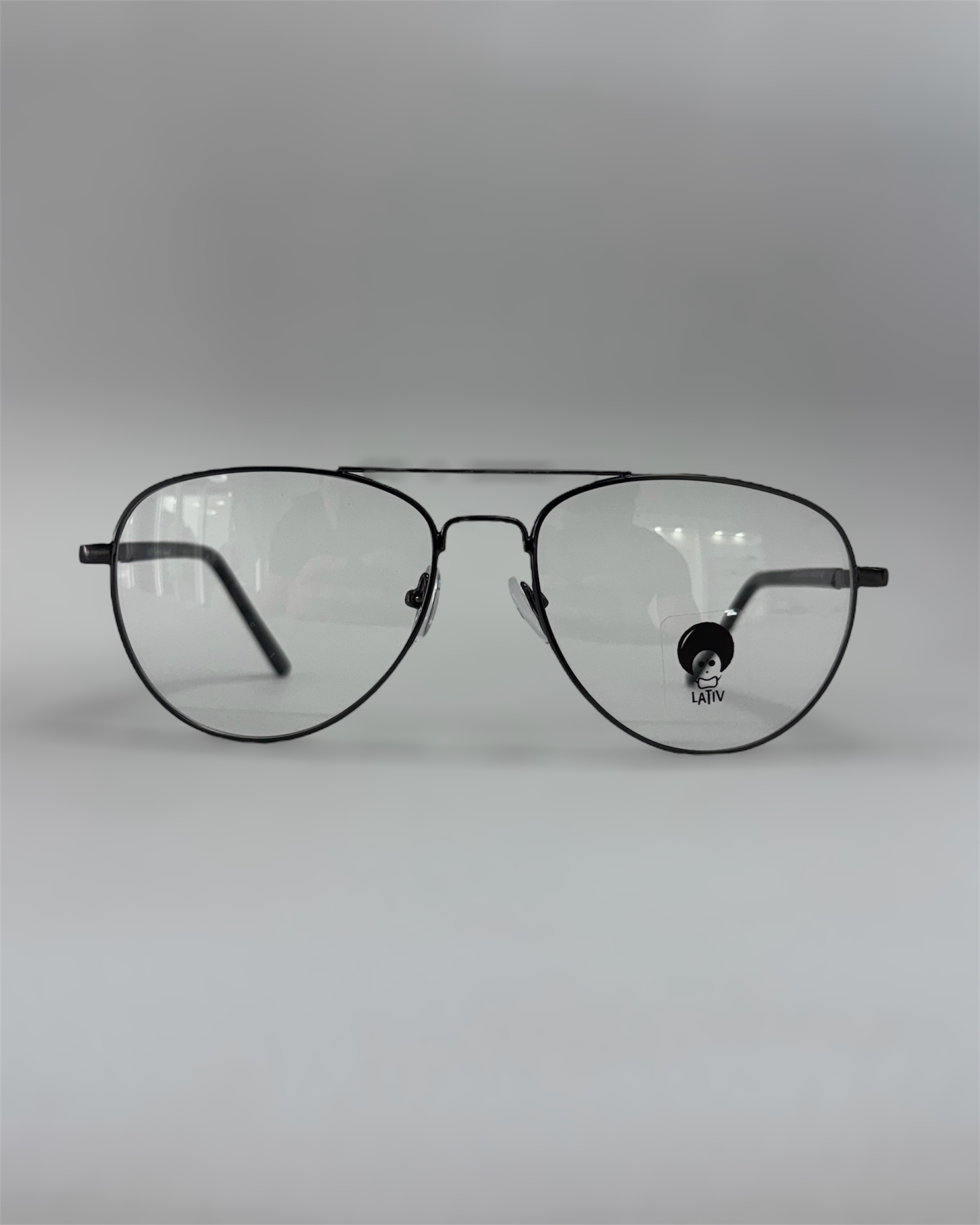 Lentes de armazón metálico