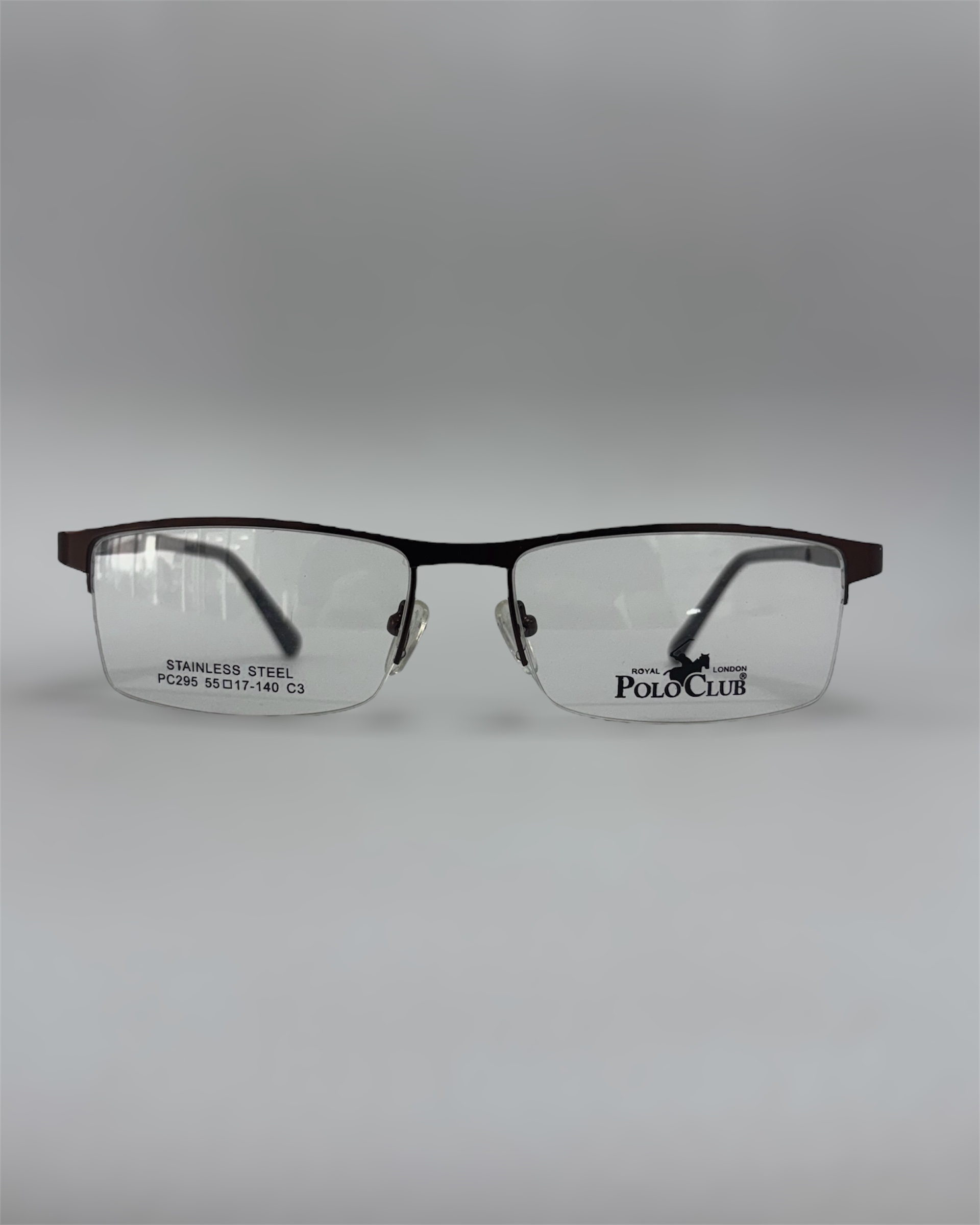 Lentes Polo Club de acero inoxidable